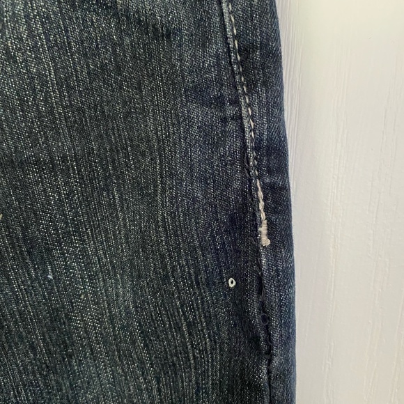 Roadrunner Women's Sz12x31 Dark Denim Straight Leg Stretch Jeans - Picture 15 of 16